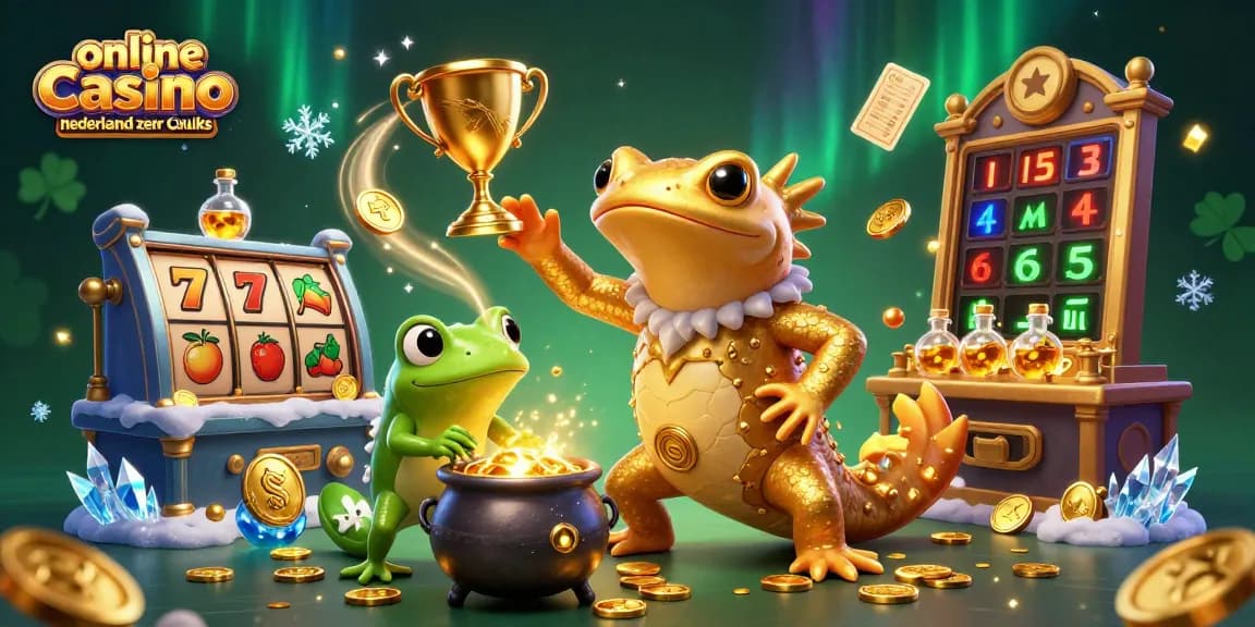 Experience the thrill of playing at an online casino nederland zonder cruks with vibrant scenes of alchemy and luck.
