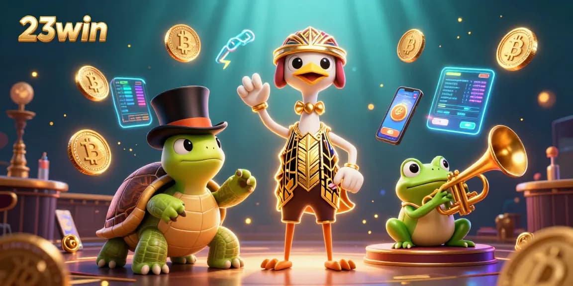 Experience thrilling gameplay at 23win with vibrant casino elements and lively characters.