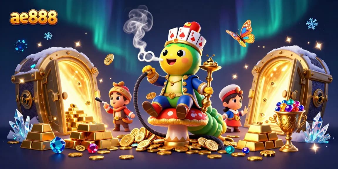 Experience thrilling gameplay with ae888's vibrant casino scene featuring dynamic gambling elements.