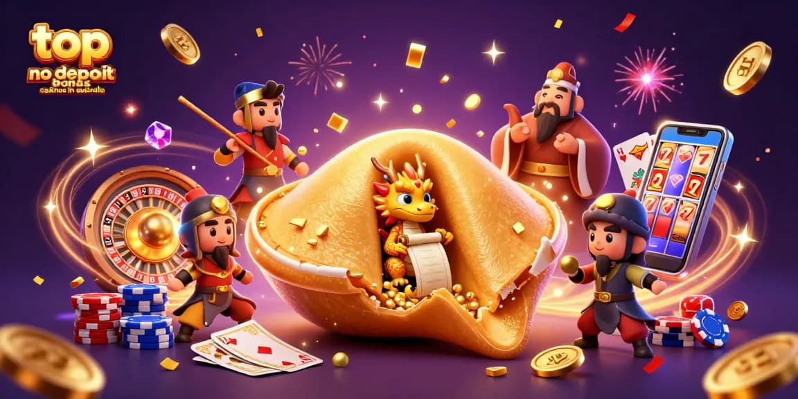 Engage with top no deposit bonus casinos in Australia featuring vibrant casino elements.