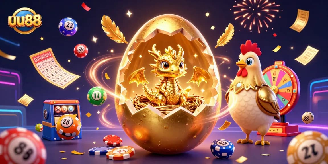 Win big with uu88 by unveiling treasures in a vibrant casino-themed fantasy scene!