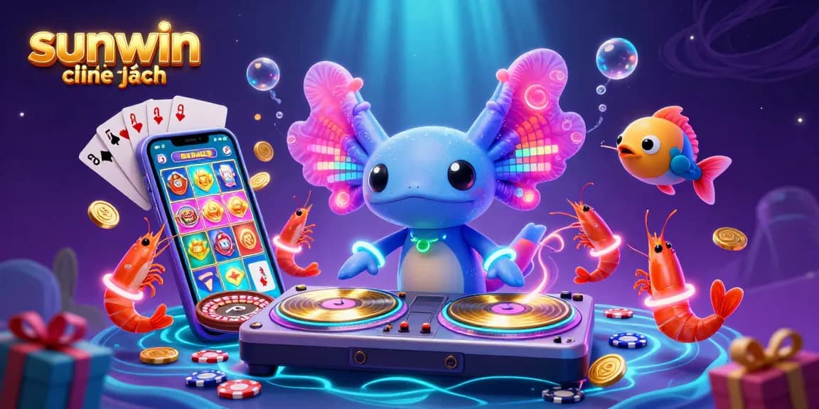 Engage with exciting wins at sunwin chính hãng in a vibrant underwater 3D casino scene.