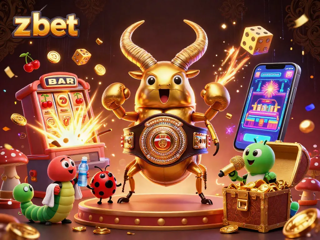 Engage with z bet in a vibrant 3D casino scene featuring dynamic characters and gaming elements.