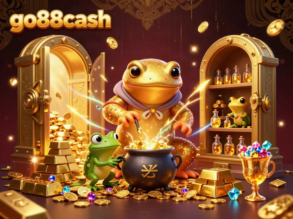 Experience thrilling gold coin transmutations at go88cash's vibrant casino scene.