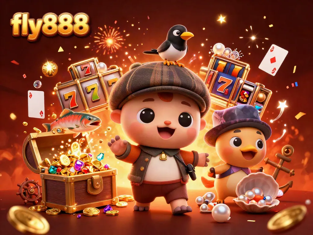 Play and win big with fly888 in a vibrant casino adventure filled with treasures and excitement.