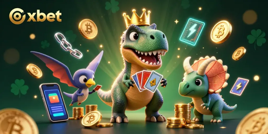 Experience thrilling gaming action at Oxbet with vibrant characters in a lively casino scene.