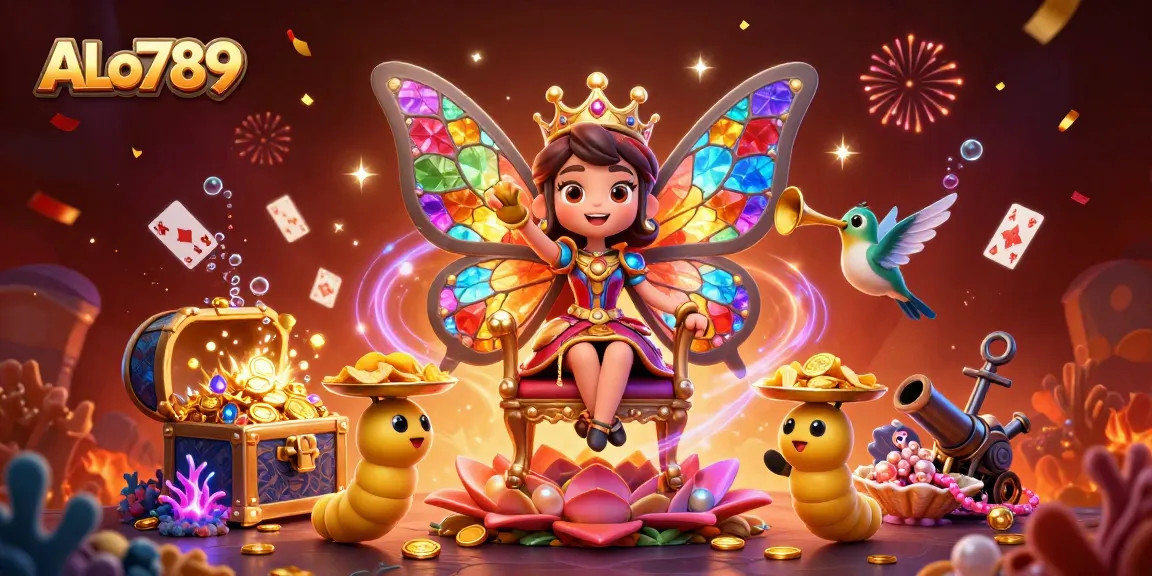 Engage with thrilling games at ALo789, featuring splendid 3D illustrations of casino elements.